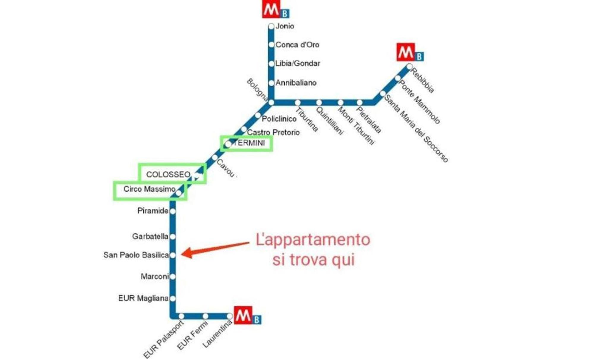 Casa Paolina A Metro San Paolo Lejlighed Rom Eksteriør billede